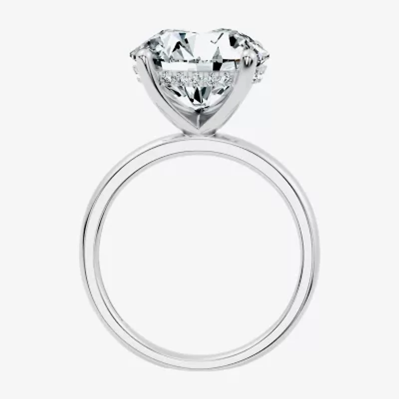 Signature By Modern Bride (F / Vs2) Womens 5 CT. T.W. Lab Grown White Diamond 14K Gold Round Engagement Ring