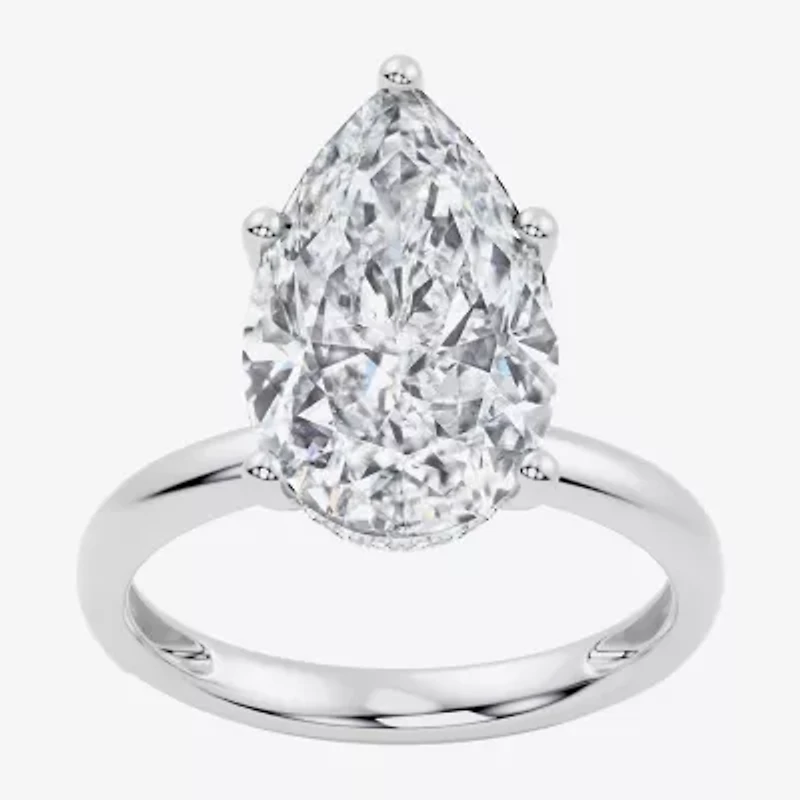 Signature By Modern Bride (F / Vs2) Womens CT. T.W. Lab Grown White Diamond 14K Gold Pear Engagement Ring