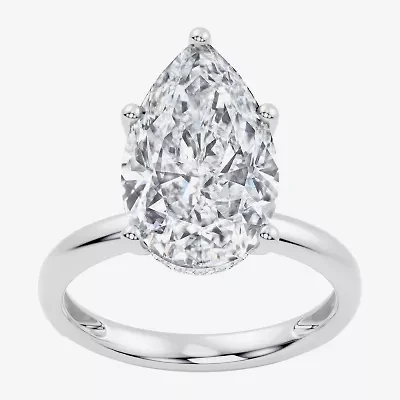 Signature By Modern Bride (F / Vs2) Womens CT. T.W. Lab Grown White Diamond 14K Gold Pear Engagement Ring