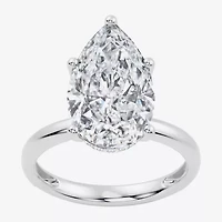 Signature By Modern Bride (F / Vs2) Womens CT. T.W. Lab Grown White Diamond 14K Gold Pear Engagement Ring