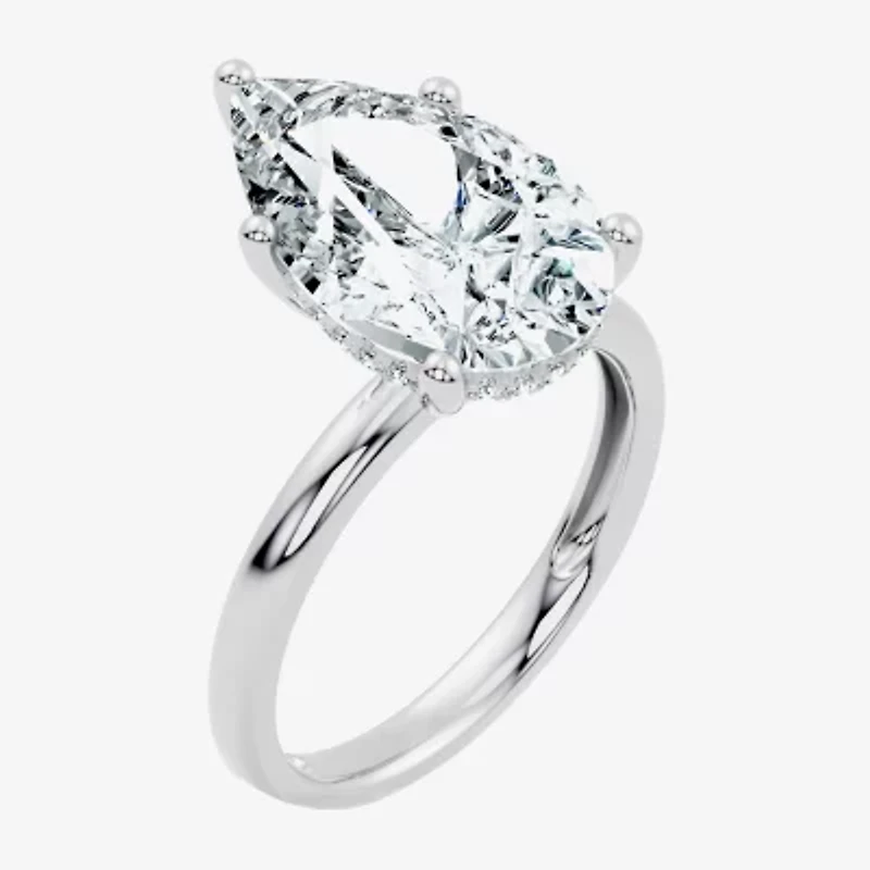 Signature By Modern Bride (F / Vs2) Womens CT. T.W. Lab Grown White Diamond 14K Gold Pear Engagement Ring