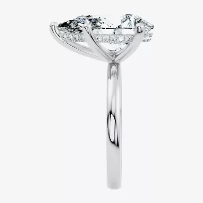 Signature By Modern Bride (F / Vs2) Womens CT. T.W. Lab Grown White Diamond 14K Gold Pear Engagement Ring