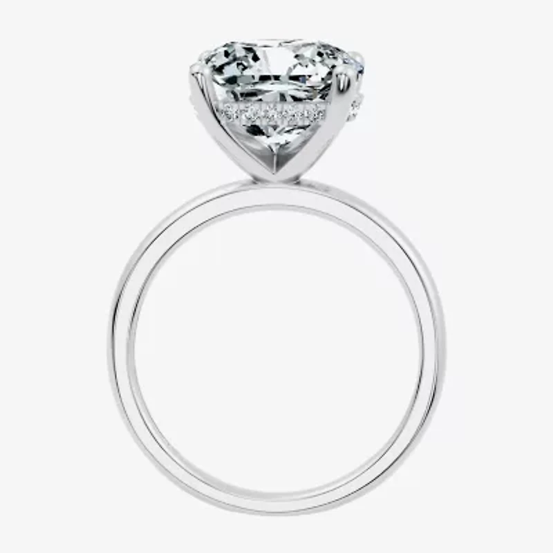 Signature By Modern Bride (F / Vs2) Womens CT. T.W. Lab Grown White Diamond 14K Gold Cushion Engagement Ring