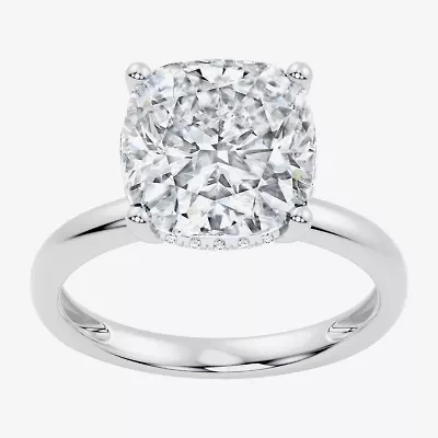 Signature By Modern Bride (F / Vs2) Womens CT. T.W. Lab Grown White Diamond 14K Gold Cushion Engagement Ring