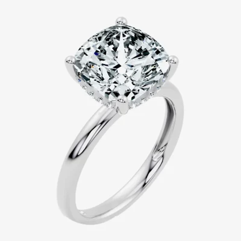 Signature By Modern Bride (F / Vs2) Womens CT. T.W. Lab Grown White Diamond 14K Gold Cushion Engagement Ring