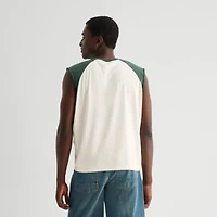 Arizona Mens Crew Neck Short Sleeve Muscle T-Shirt