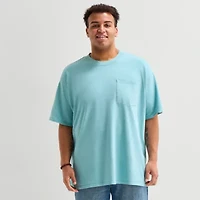 Arizona Mens Crew Neck Short Sleeve Big and Tall T-Shirt