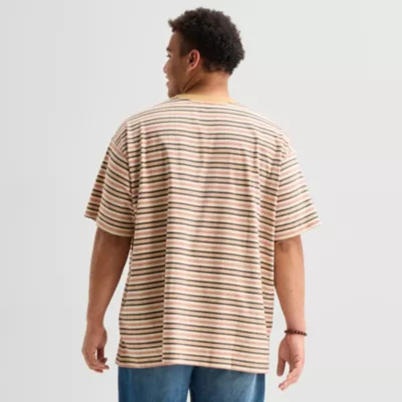 Arizona Mens Crew Neck Short Sleeve Big and Tall T-Shirt