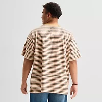 Arizona Mens Crew Neck Short Sleeve Big and Tall T-Shirt