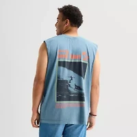 Arizona Mens Crew Neck Sleeveless Big and Tall Muscle T-Shirt