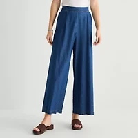 by&by Womens Juniors Wide Leg Trouser