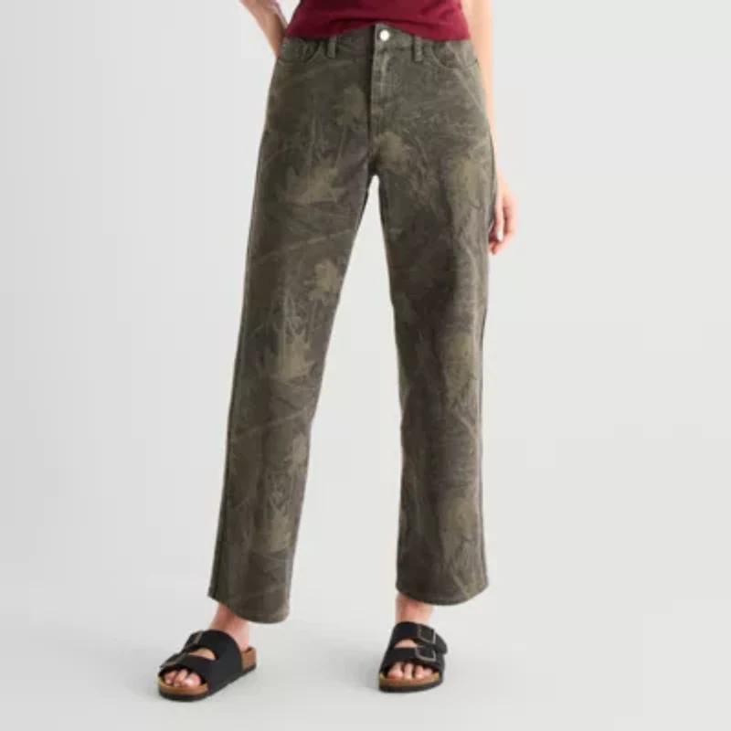 Arizona Curvy Womens Juniors Low Rise Baggy Fit Jean