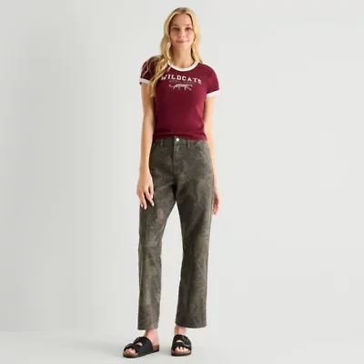 Arizona Curvy Womens Juniors Low Rise Baggy Fit Jean
