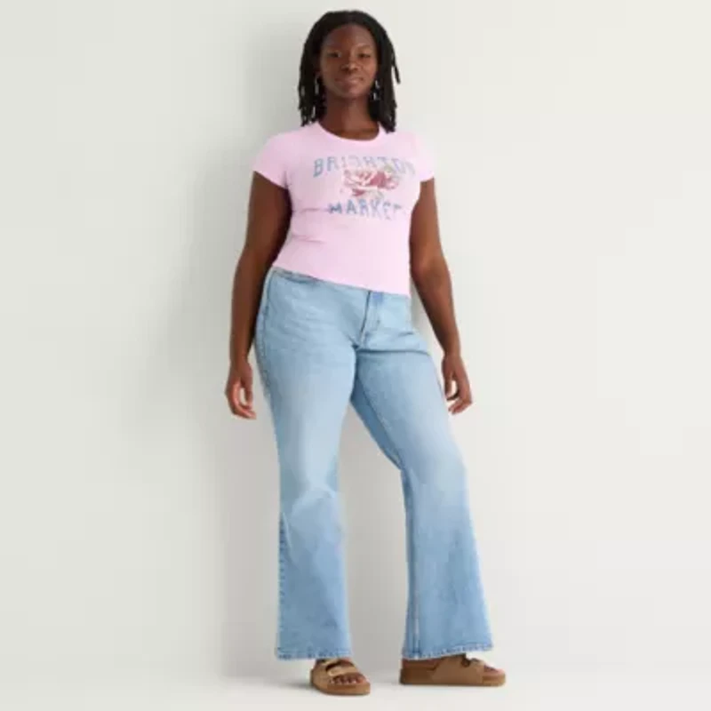 Arizona Womens Juniors Plus Low Rise Skinny Fit Jean