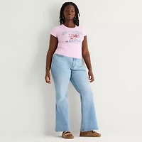 Arizona Womens Juniors Plus Low Rise Skinny Fit Jean