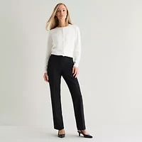 Liz Claiborne Audra Womens Straight Mid Rise Trouser