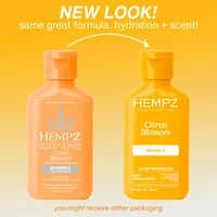 Hempz Mini Citrus Blossom Herbal Body Moisturizer With Brightening Vitamin C 2.25 Oz.