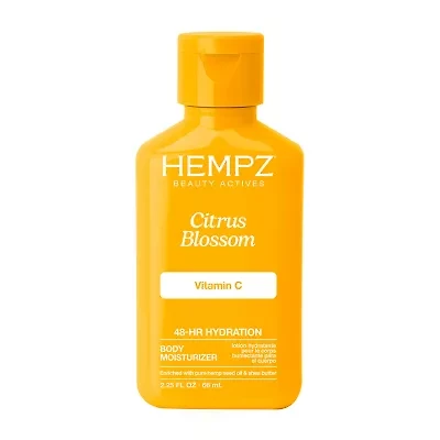 Hempz Mini Citrus Blossom Herbal Body Moisturizer With Brightening Vitamin C 2.25 Oz.