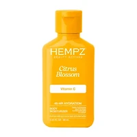 Hempz Mini Citrus Blossom Herbal Body Moisturizer With Brightening Vitamin C 2.25 Oz.