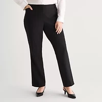 Liz Claiborne Audra Womens Straight Mid Rise Trouser