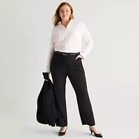 Liz Claiborne Audra Womens Straight Mid Rise Trouser