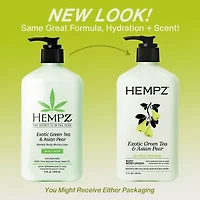 Hempz Exotic Green Tea And Asian Pear Herbal Body Moisturizer 17oz.