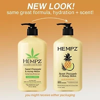 Hempz Sweet Pineapple & Honey Melon Herbal Body Moisturizer 17 Oz.