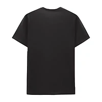 Mens Crew Neck Short Sleeve Regular Fit Peanuts Snoopy Graphic T-Shirt