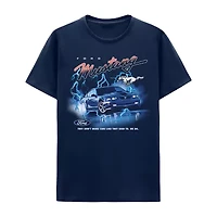 Mens Crew Neck Short Sleeve Regular Fit Graphic T-Shirt