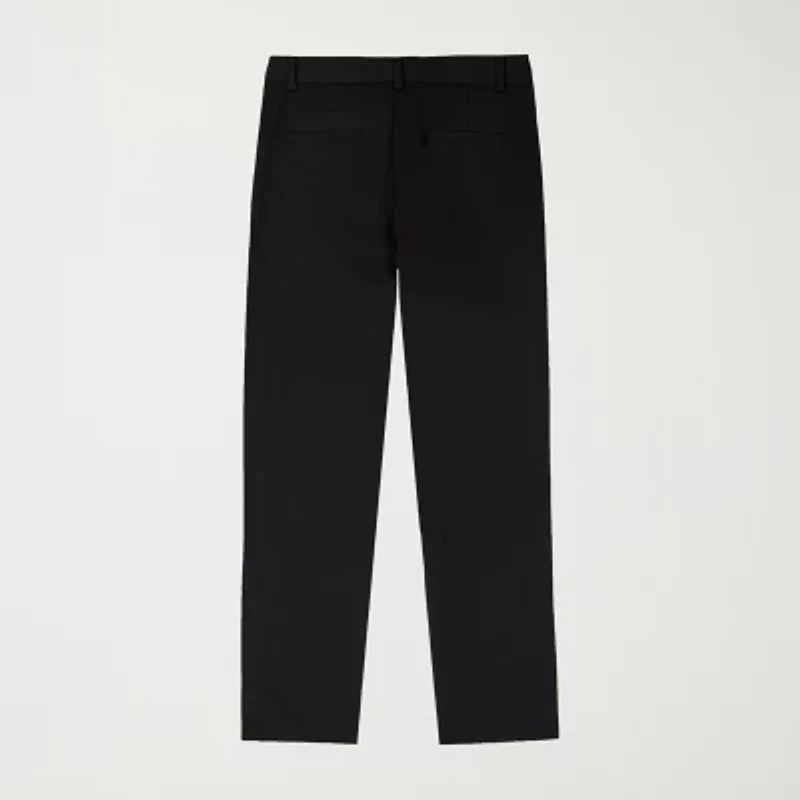 IZOD Womens Juniors Straight Flat Front Pant