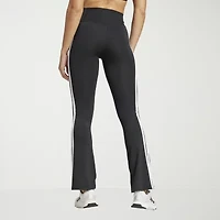 adidas Womens High Rise Knit Active Flare Full Length Leggings