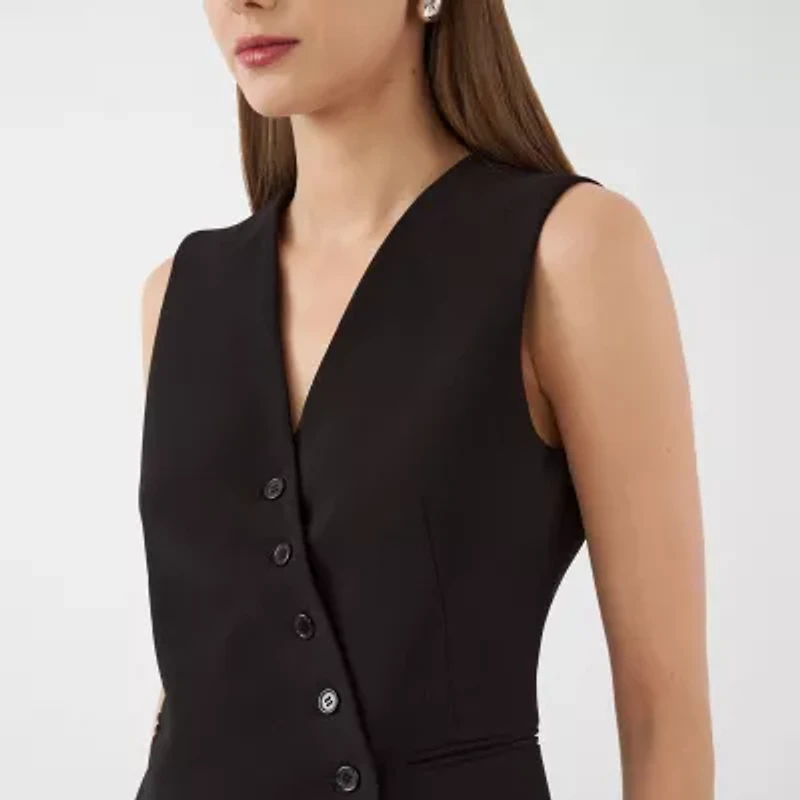 RM Rebecca Minkoff Womens V Neck Sleeveless Vest
