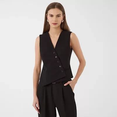 RM Rebecca Minkoff Womens V Neck Sleeveless Vest