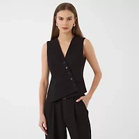 RM Rebecca Minkoff Womens V Neck Sleeveless Vest