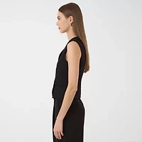 RM Rebecca Minkoff Womens V Neck Sleeveless Vest