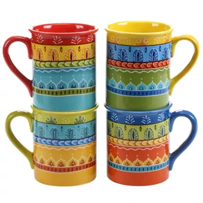 Certified International Valencia 4-pc. Mug Set