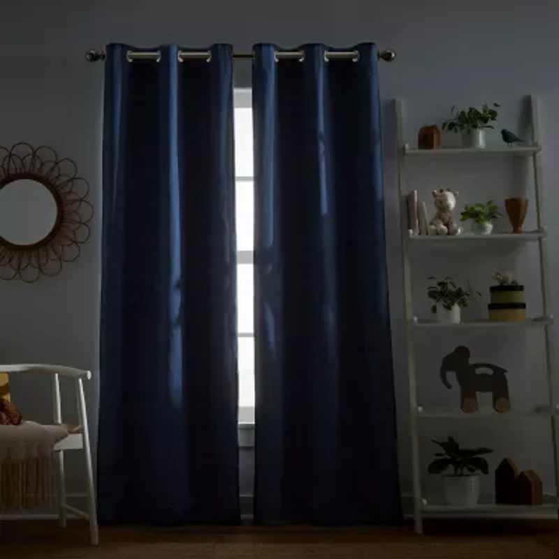 CHF Harper Grommet Top Blackout Set of 2 Curtain Panel