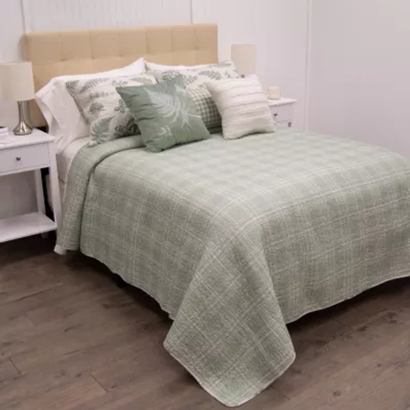 Your Lifestyle By Donna Sharp Botanical Hypoallergenic Quilt Set