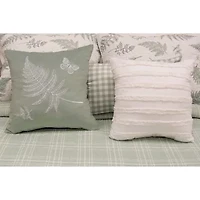 Your Lifestyle By Donna Sharp Botanical Fringed Square Throw Pillow