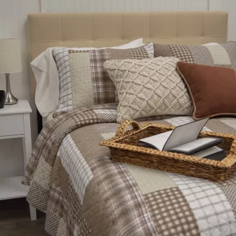 Your Lifestyle By Donna Sharp Highland Plaid Hypoallergenic Quilt Set