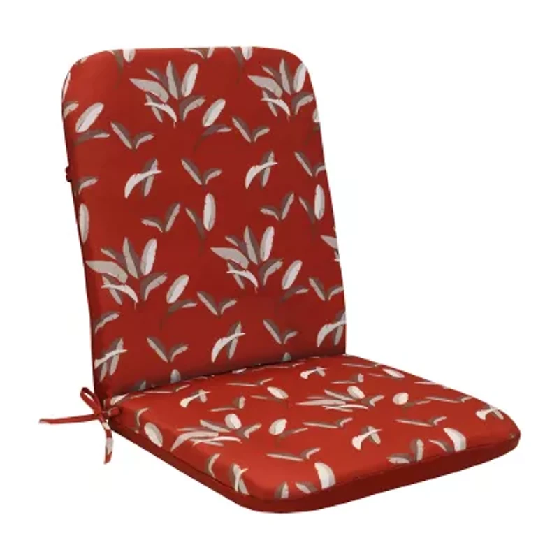 Outdoor Dècor Ruby Red Printed High Back Patio Seat Cushion