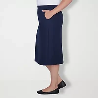 Alfred Dunner Suiting Womens Plus Pencil Skirt