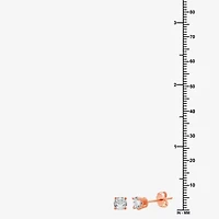 Classic Collection 1/2 CT. T.W. Natural White Diamond 10K Gold 3.8mm Stud Earrings