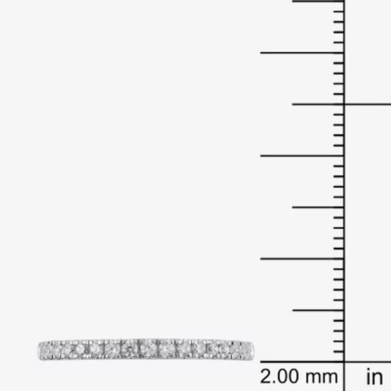 Signature By Modern Bride Womens 1 CT. T.W. Natural White Diamond 10K White Gold Pear Side Stone Halo Bridal Set