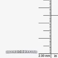 Signature By Modern Bride Womens 1 CT. T.W. Natural White Diamond 10K White Gold Pear Side Stone Halo Bridal Set