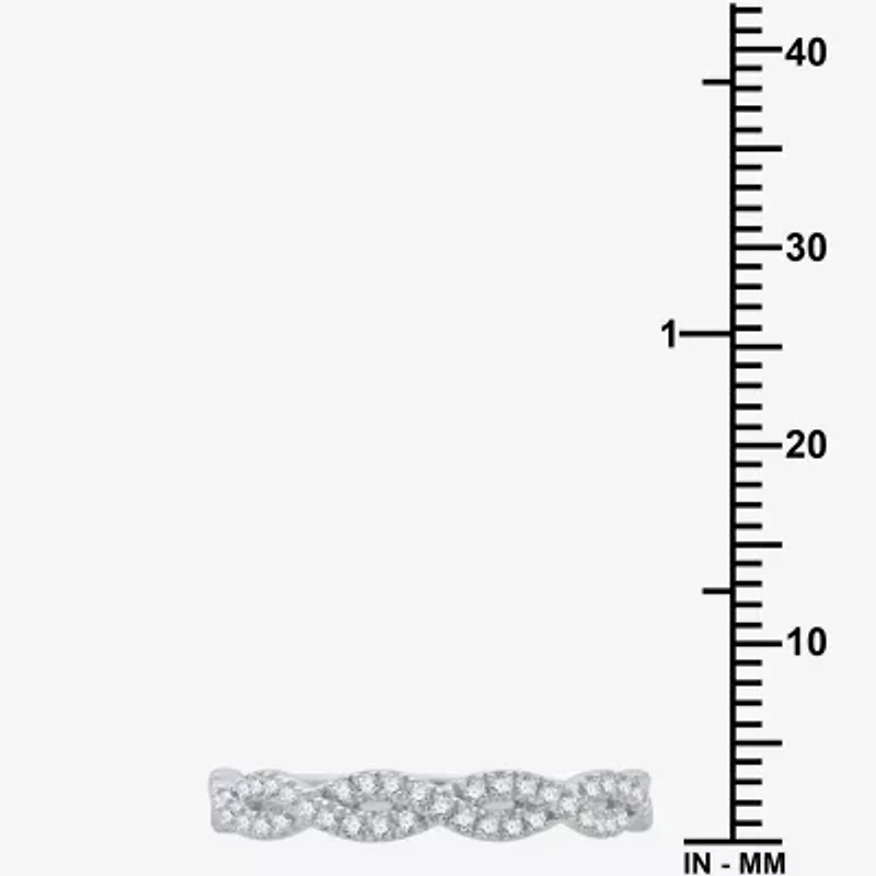 Signature By Modern Bride (G / Si1 - Si2) Womens 1 1/2 CT. T.W. Lab Grown White Diamond 10K Gold Side Stone Halo Bridal Set