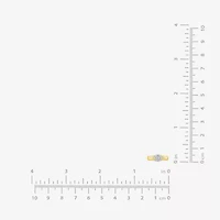 Unisex Adult 1/3 CT. T.W. White Diamond 10K Two Tone Gold Halo Side Stone Ring Set