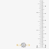 (H-I / Si2) Womens 1 1/2 CT. Lab Grown White Diamond 14K Gold Round Solitaire Engagement Ring
