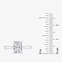 (G / VS2) Womens 2 CT. Lab-Grown White Diamond 14K Gold Radiant-cut Solitaire Engagement Ring