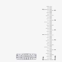 (H-I / I1) Womens 5/8 CT. T.W. Lab Grown White Diamond 10K Gold Anniversary Band